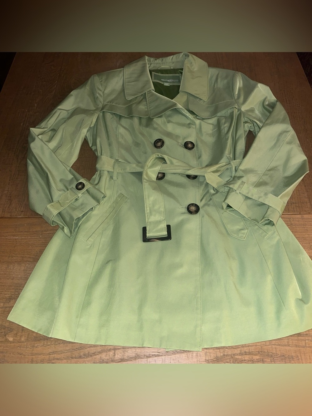 Women’s Weatherproof Raincoat Jacket Lime Green Jacket XL